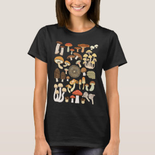Camiseta Tipos de recolector de hongos susurrador de hongos