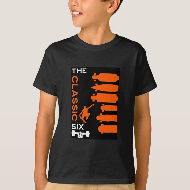Camiseta Tipos de tablero de esquí (Anverso)