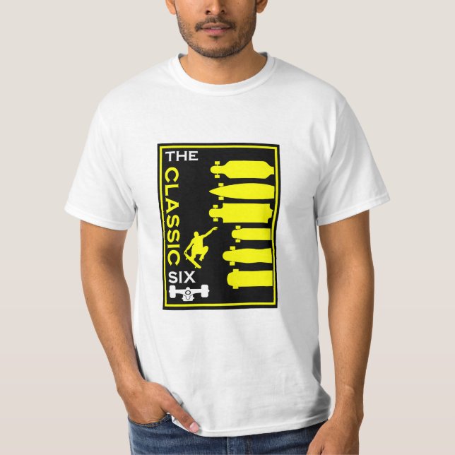 Camiseta Tipos de tablero de esquí (Anverso)