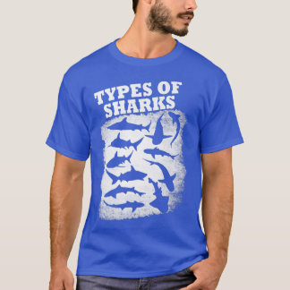 Camiseta Tipos De Tiburones