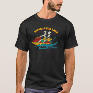 Camiseta Tippecanoe Lake Indiana Funny Skeleton Jet Skeleto