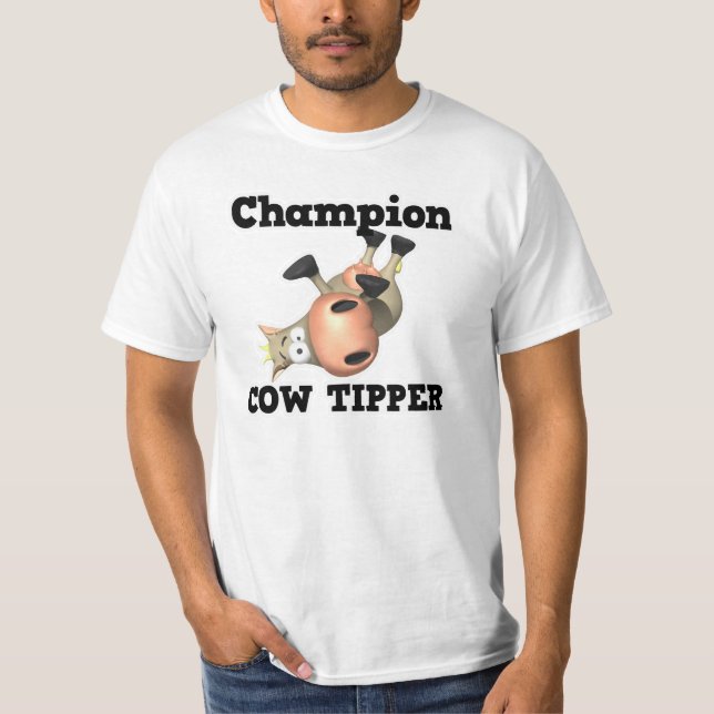 Camiseta Tipper de vaca de campeón (Anverso)