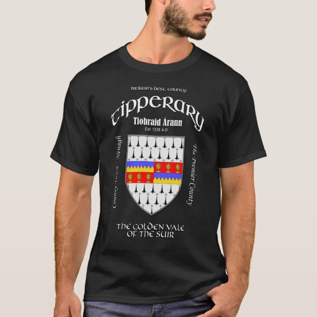 Camiseta Tipperary Ireland Escudo T-Shirt (Anverso)