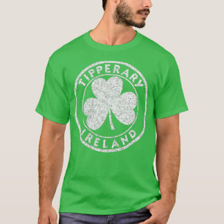 Camiseta Tipperary Ireland Vintage Shamrock Rótulo