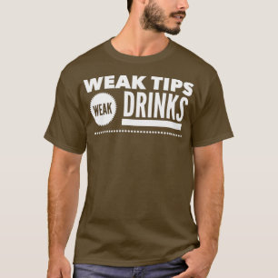 Camiseta Tips débiles Bebidas débiles Bartender Bar Gif