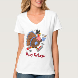 Camiseta Tipsy Turkey (Martini) - Post-Run