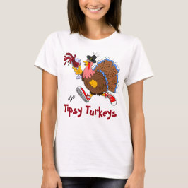 Camiseta Tipsy Turkey (Vino)