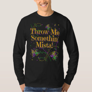 Camiseta Tira algo de Mista Mardi Gras Marcas Máscara nueva