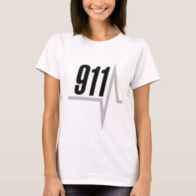 Camiseta Tira de 911 EKG (Anverso)