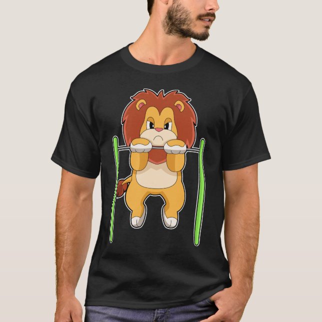 Camiseta Tira de la construcción del cuerpo de los leones (Anverso)