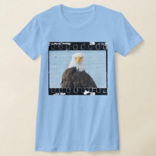 Camiseta Tira de película de caras gruñonas de águila calva
