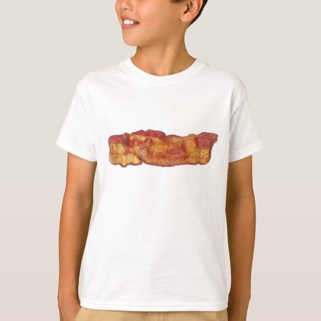 Camiseta Tira de tocino frita (Anverso)