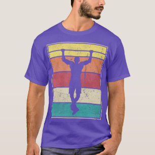 Camiseta Tira hacia arriba de la barra de gimnasio de entre