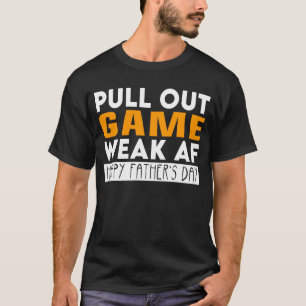 Camiseta Tira hacia fuera juego débil AF Dia divertida del 