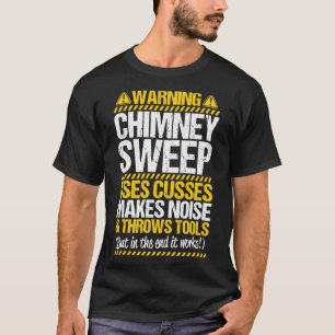 Camiseta Tira Herramientas Barrido de chimenea