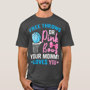Camiseta Tira libre o arcos rosados mami te ama género