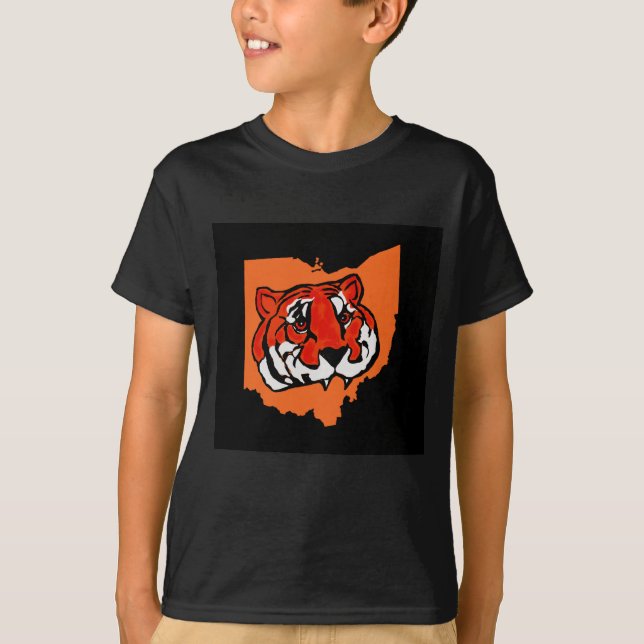 Camiseta TIRA naranja Y NEGRA (Anverso)