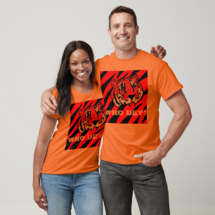 Camiseta TIRA naranja Y NEGRA