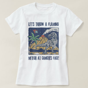 Camiseta Tira Un Flamante Meteor En El Tumor Cerebral Graci