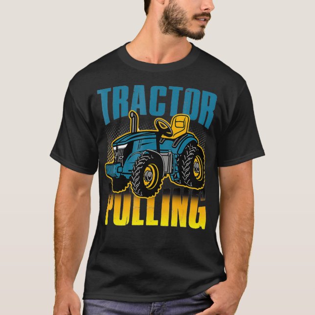 Camiseta Tira y arrastre de los tractores  (Anverso)