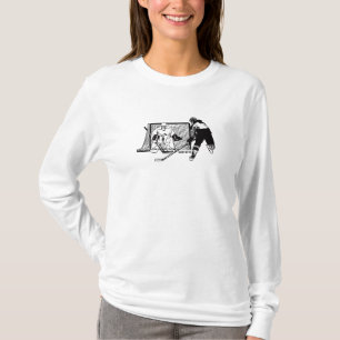 Camiseta Tirado en el hockey de las mujeres netas
