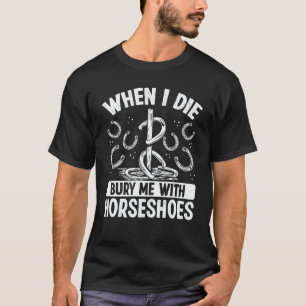 Camiseta Tirador de herraduras de torneo de lanzamiento de