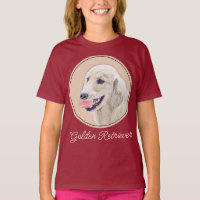 Tirador de oro con arte de perro pintado de bolas 