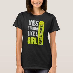 Camiseta Tirador De Tiras Sí, Tira Como Un Chica Que Quiere