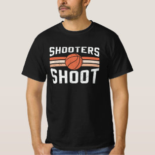 Camiseta Tiradores Disparan Balón   Diseño de Baloncesto