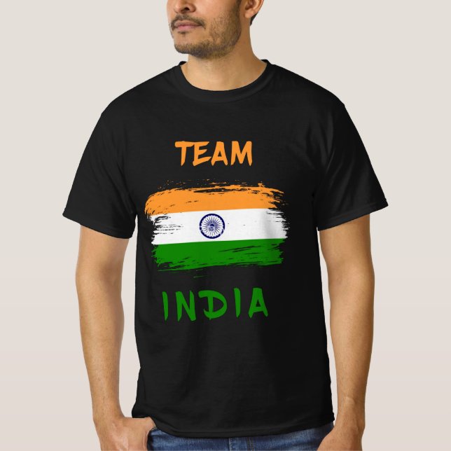 Camiseta Tiranga, india del equipo (Anverso)