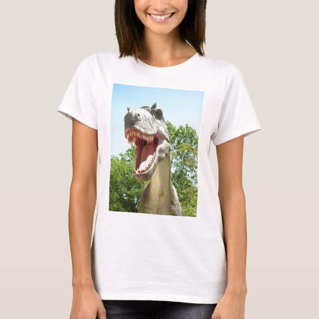 Camiseta Tirannosauro T-Rex Dinosaurio (Anverso)