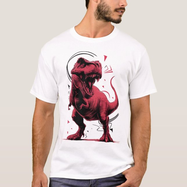 Camiseta tirannosauro , tyrex dinosaur (Anverso)