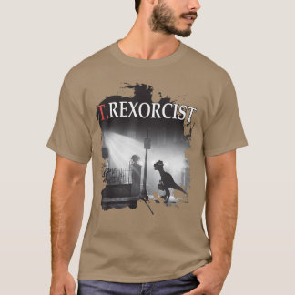 Camiseta Tiranosaurio Reee exorcista Parodia familia de din