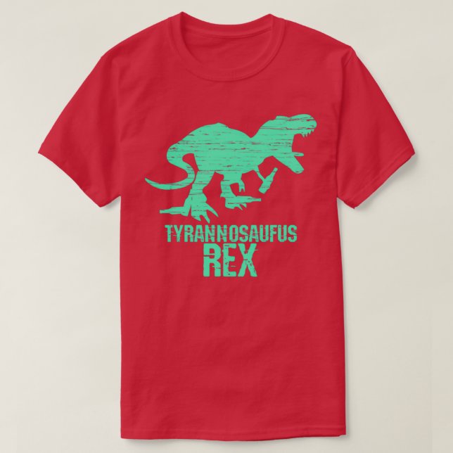 Camiseta Tiranosaurio Rex (Diseño del anverso)