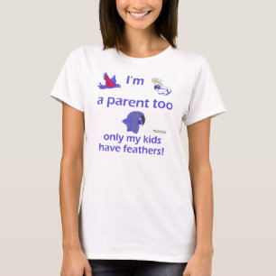 Camiseta Tirante de espagueti del padre del pájaro