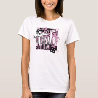 Camiseta Tirante de espagueti estupendo rosado de la