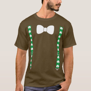 Camiseta Tirantes con Corbata de lazo a juego con tréboles