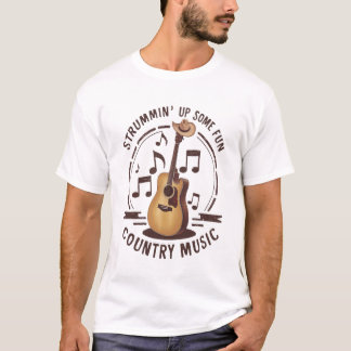 Camiseta Tirar algo de diversión - Música de campo