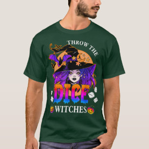 Camiseta Tirar las brujas de los dados Bunco Feliz Fiesta H