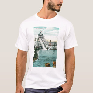 Camiseta Tirar los canales inclinados