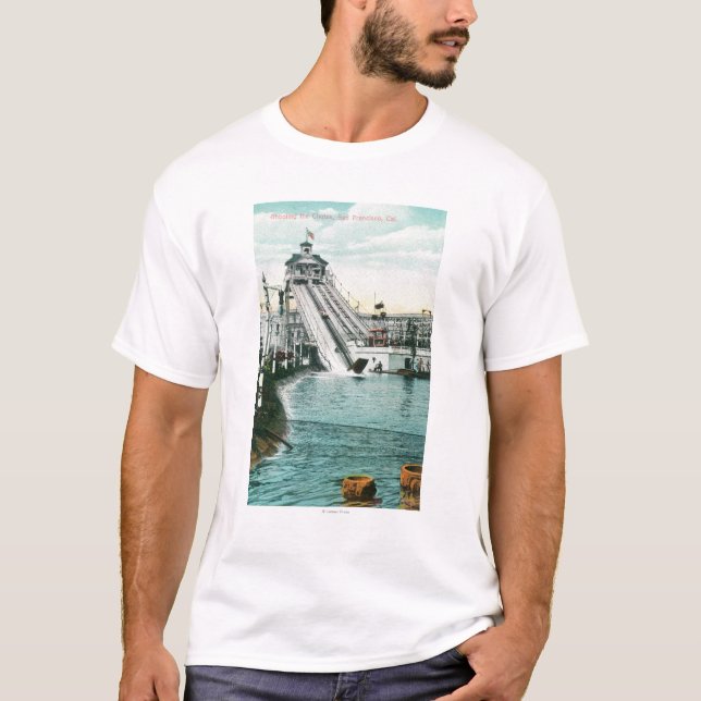 Camiseta Tirar los canales inclinados (Anverso)