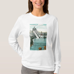 Camiseta Tirar los canales inclinados