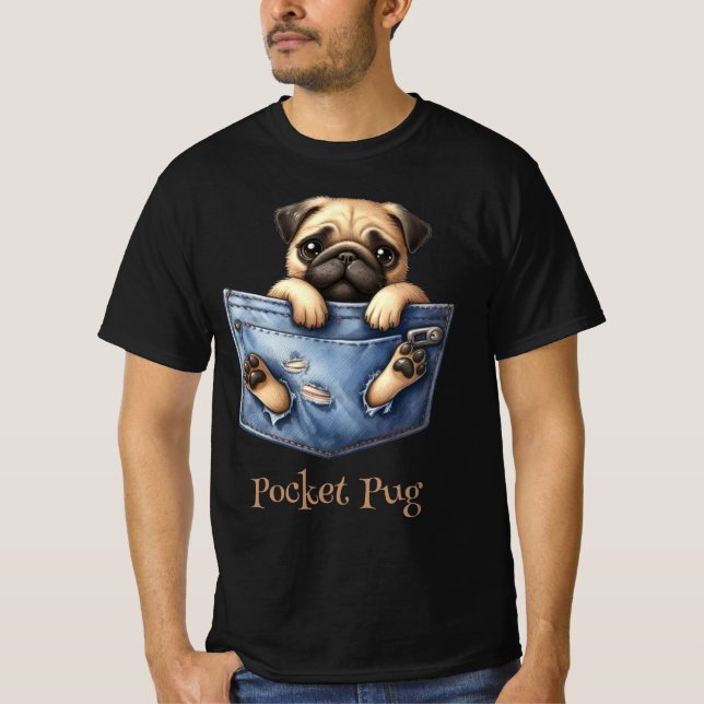 Camiseta Tirar Perro En Un Bolsillo (Anverso)