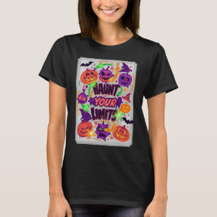 Camiseta Tirar tus límites Neon Halloween T-Shirt