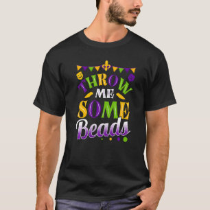 Camiseta Tirarme unas cuentas Mardi Gras Nueva Orleans Loui
