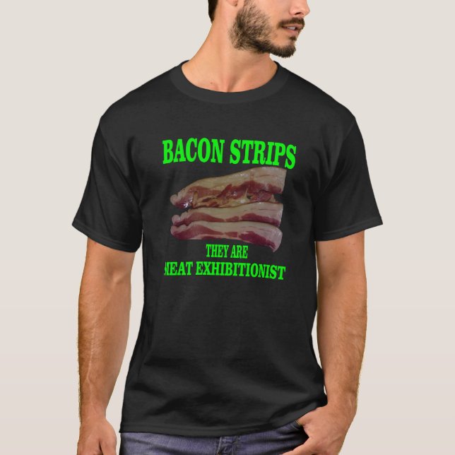 Camiseta Tiras de beicon (Anverso)