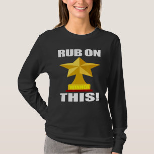 Camiseta Tiras de Carreras sobre este trofeo