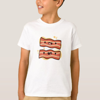 Camiseta Tiras de tocino kawaii