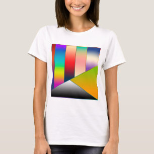 Camiseta Tiras MOSAIC triángulos de colores II + tus ideas