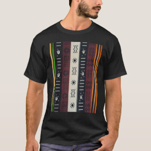Camiseta Tiras multicolores de caparazón de vaca africana